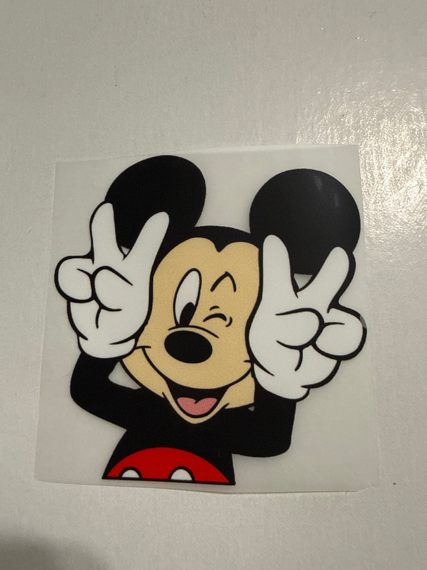 Peace mouse Hat DTF