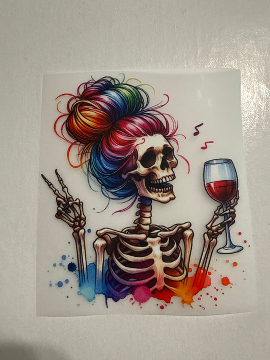 Vino Skelly Hat DTF