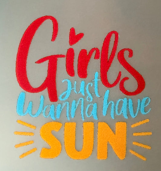 Girls just wanna have sun Hat DTF