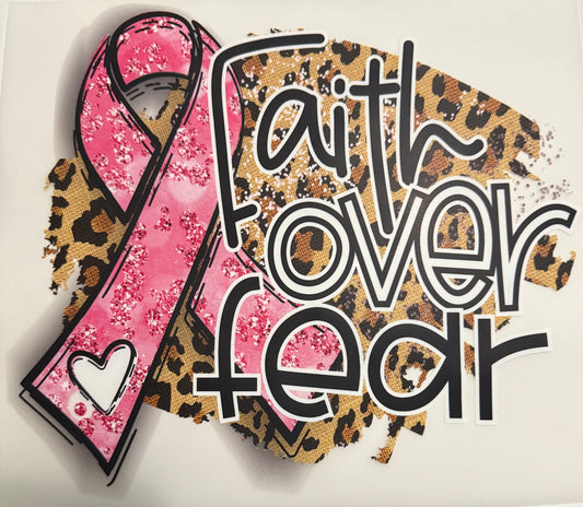 Faith over fear Adult DTF