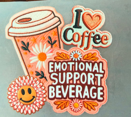 Emotional Support Beverage Hat DTF