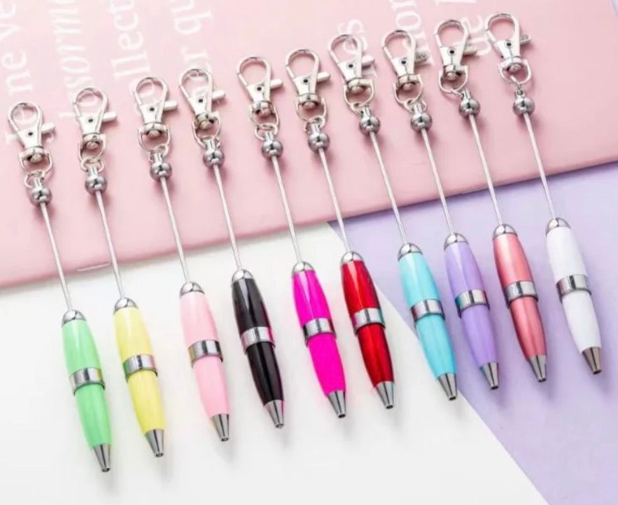 Custom Beaded Keychain Pen