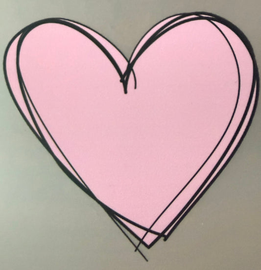 Pink Heart Hat DTF