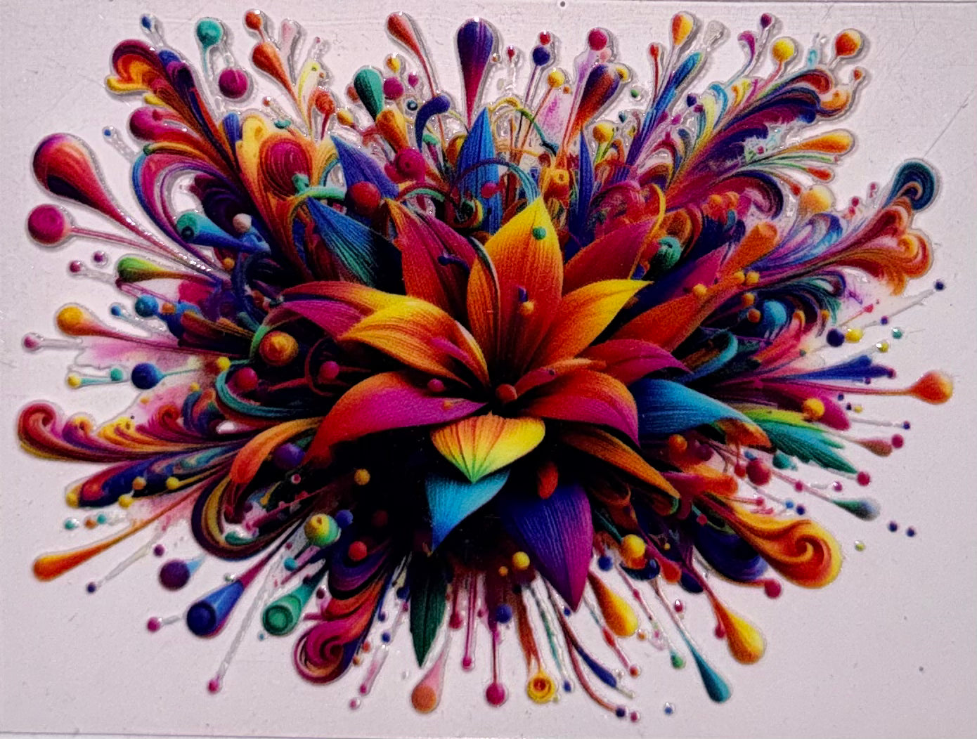 Watercolor flowers Small #165
