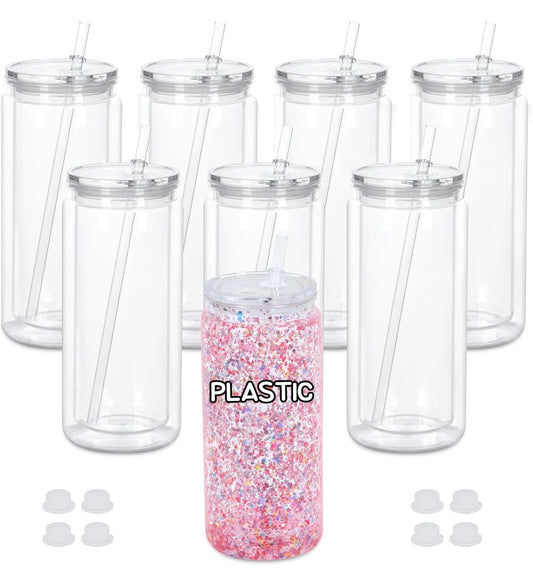 20oz Plastic Snowglobe tumblers!