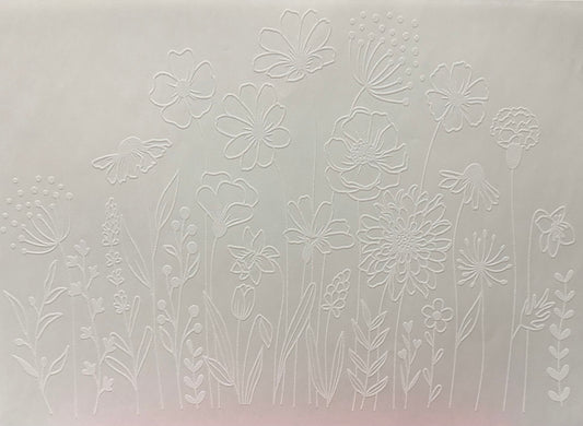 White Flowers Adult DTF