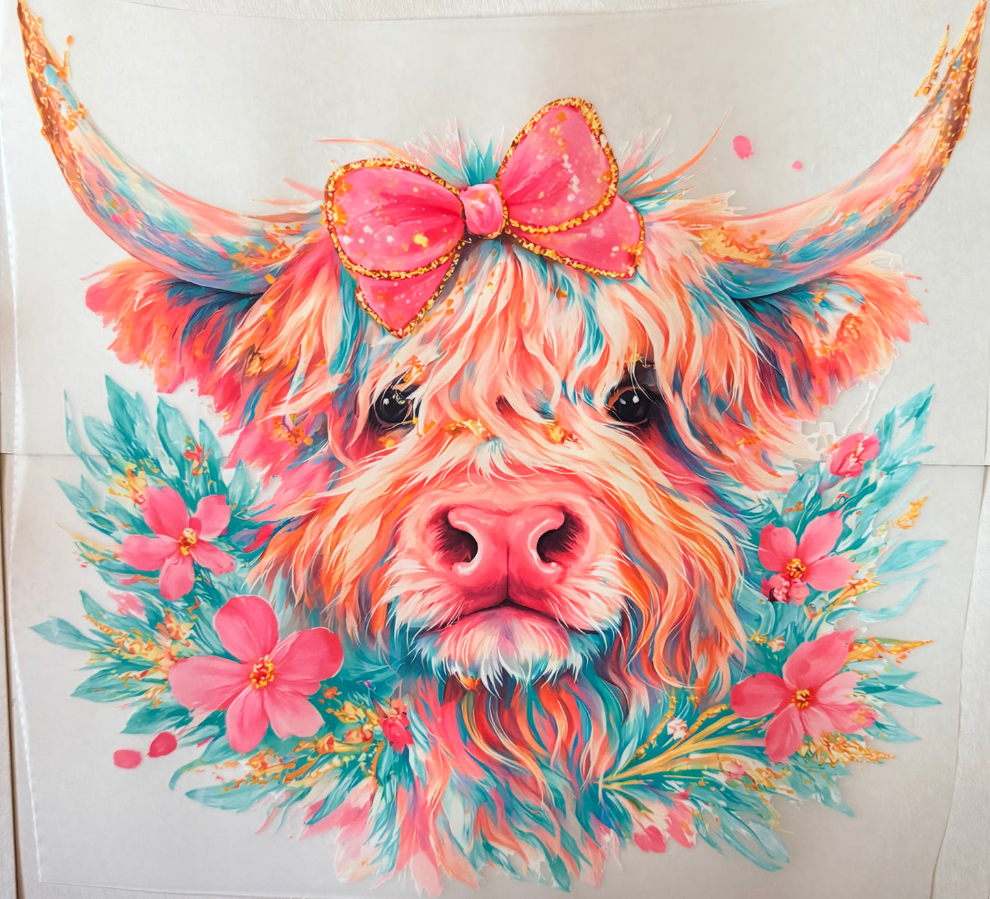 Pastel cow Adult DTF