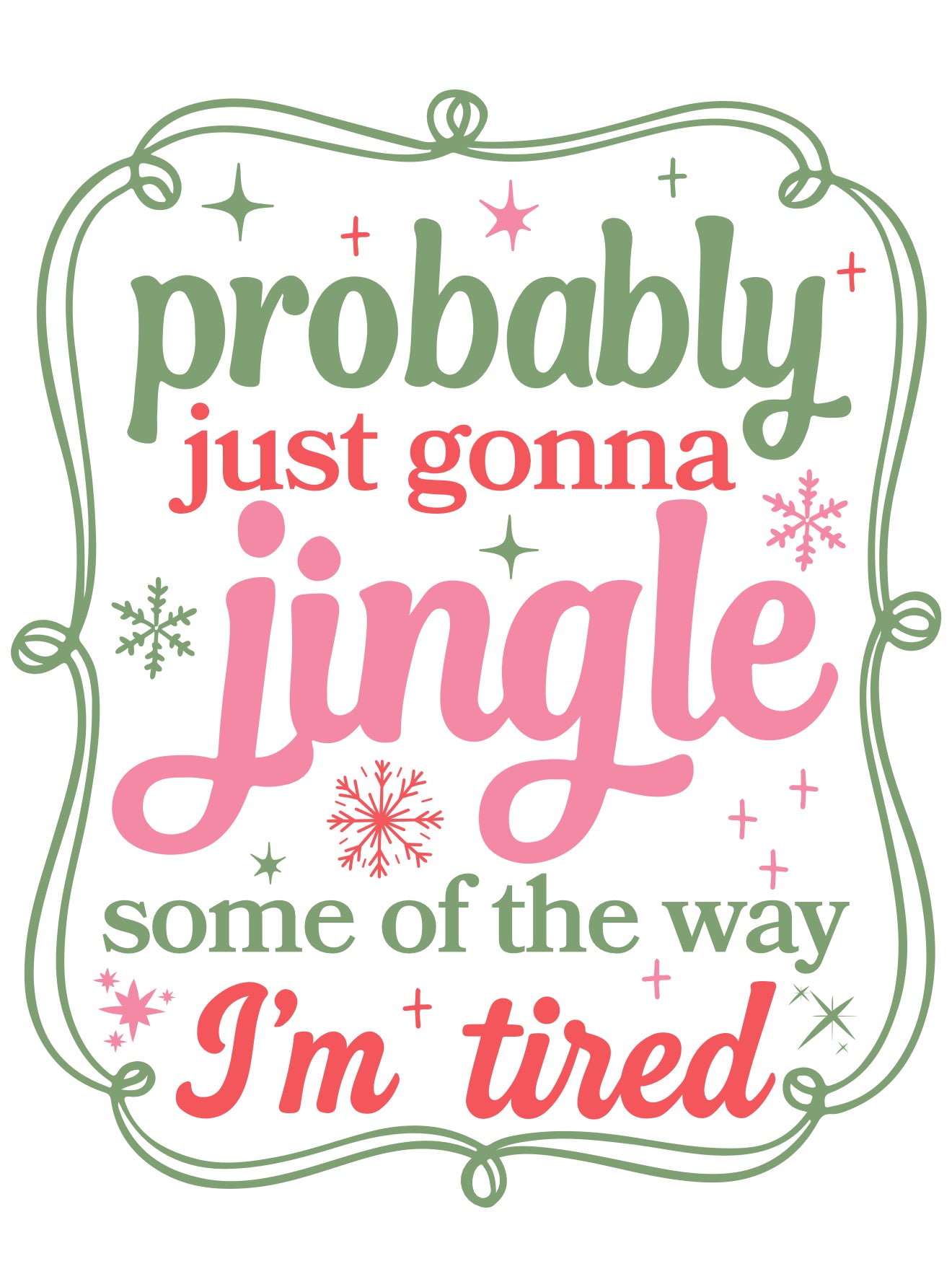 Jingle Adult DTF