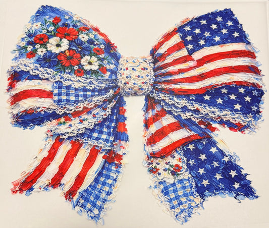 Americana bow Adult DTF
