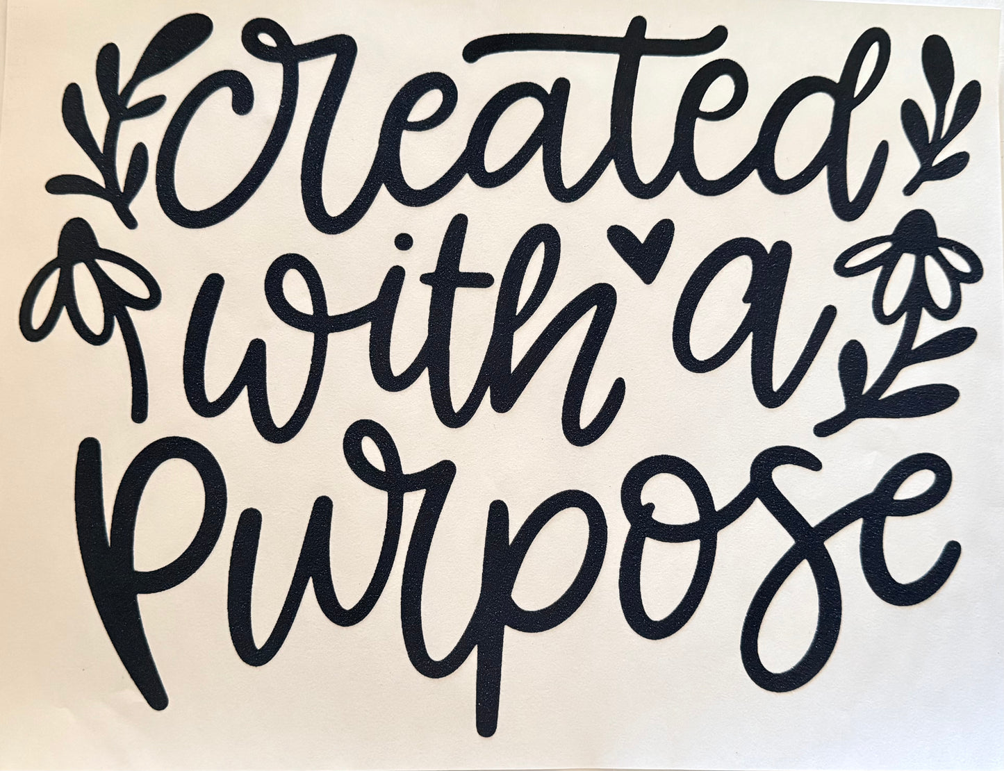 Created with a Purpose Adult DTF