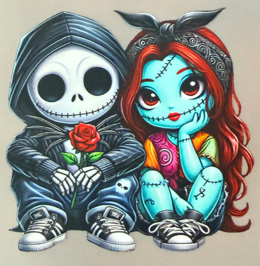 Jack& Sally Hat DTF