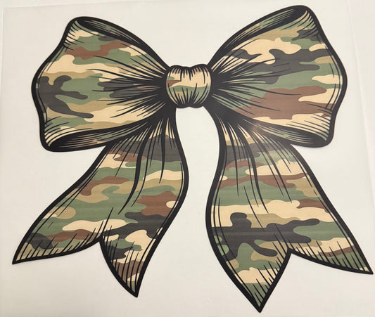 Camo Bow Adult DTF