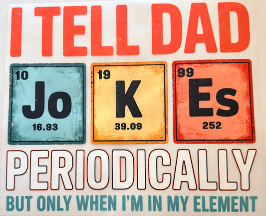 Dad Jokes Adult DTF