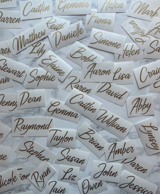 Customized Name Decal