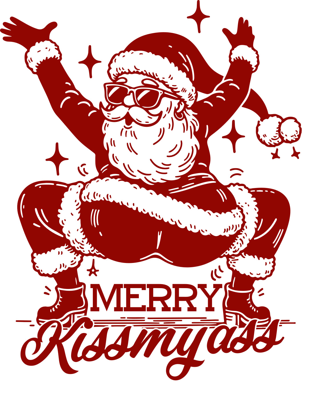 Merry Kissmyass Adult DTF