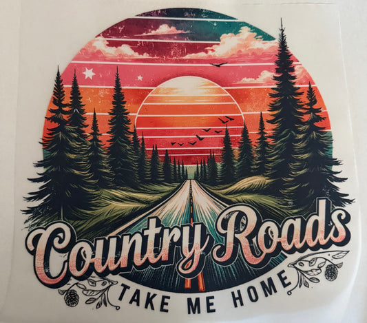 Country roads Adult DTF