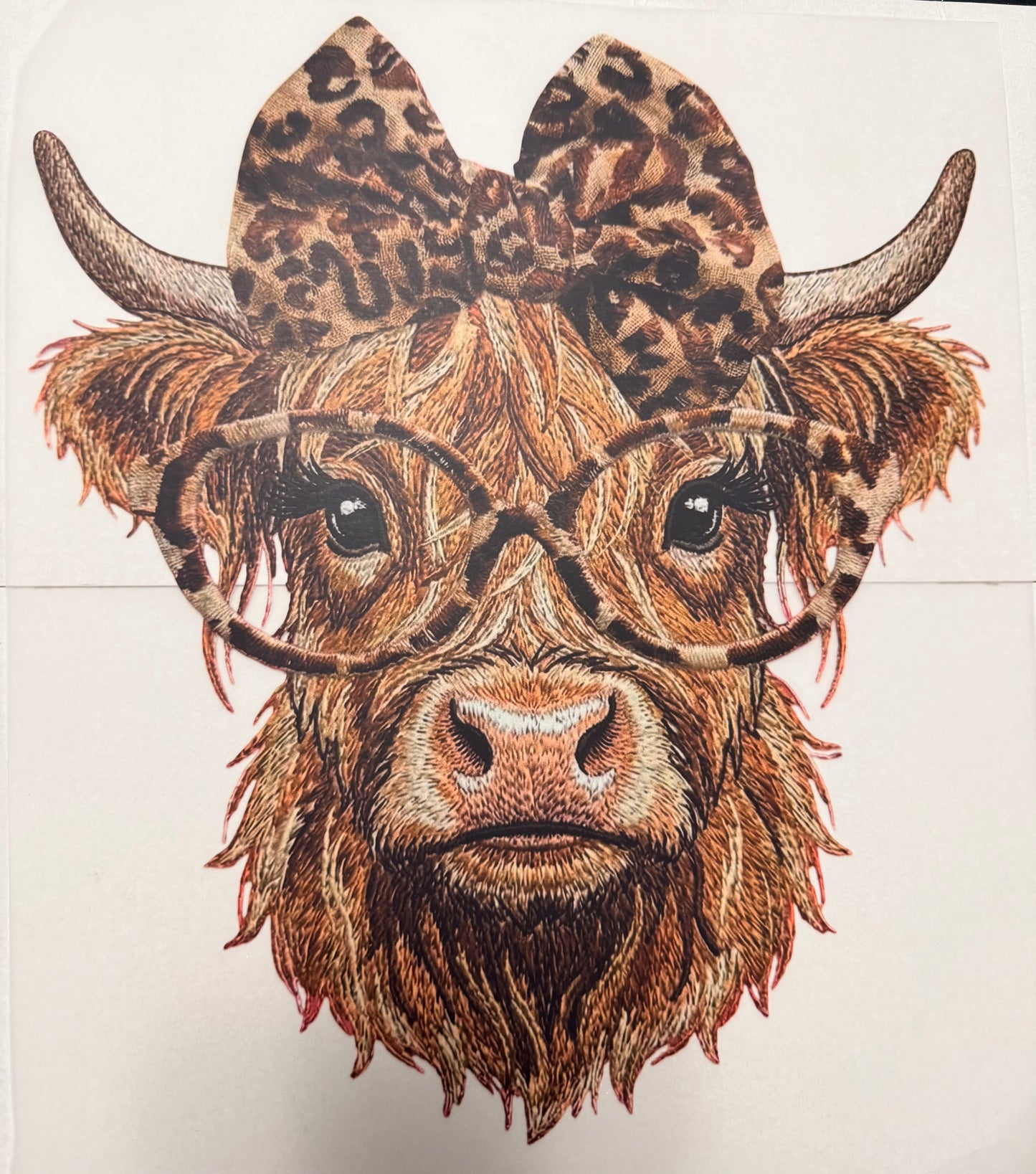 Leopard cow Adult DTF