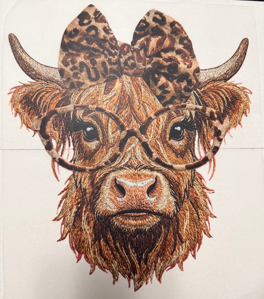 Leopard cow Adult DTF