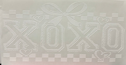 White XOXO Adult DTF