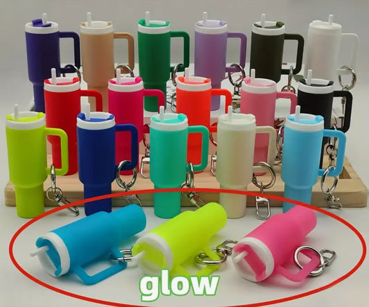 Mini Tumbler Keychain/Chapstick holder