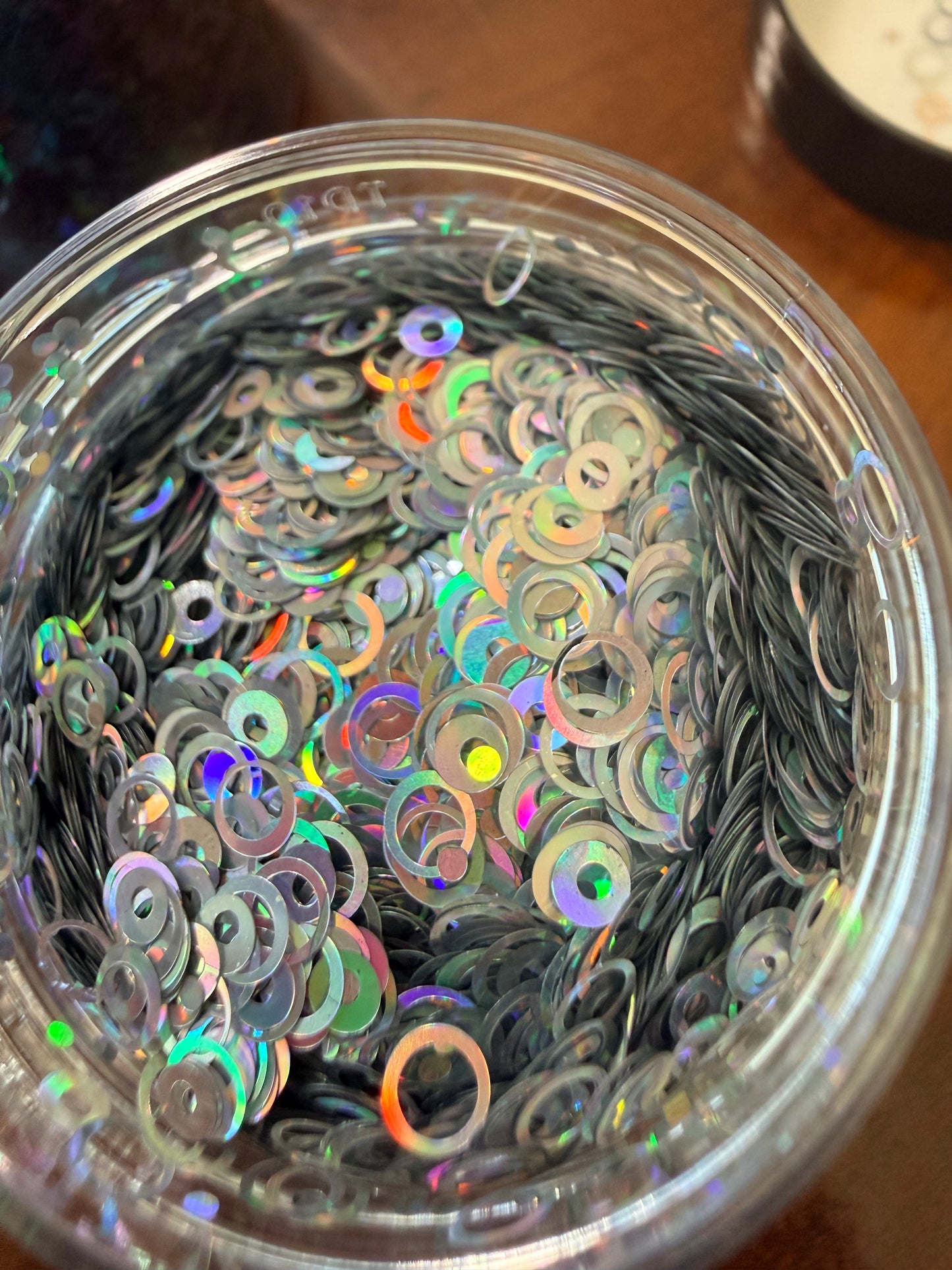 Silver circles