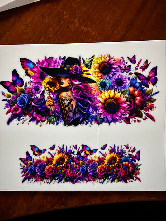 Keychain - tatted colorful