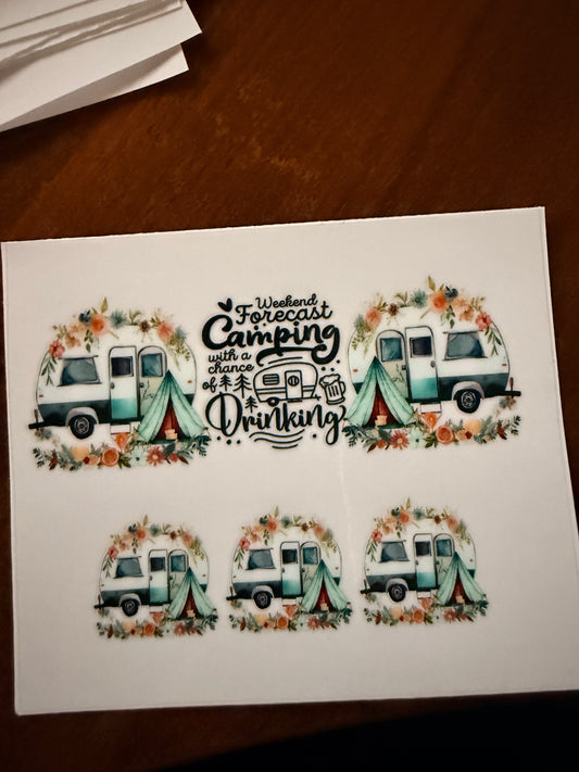 Keychain - camping