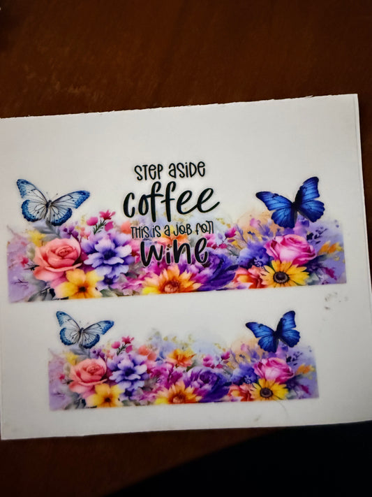 Keychain - step aside coffee