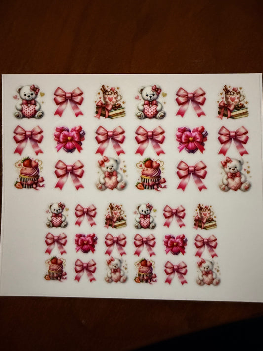 Keychain - bears & bows
