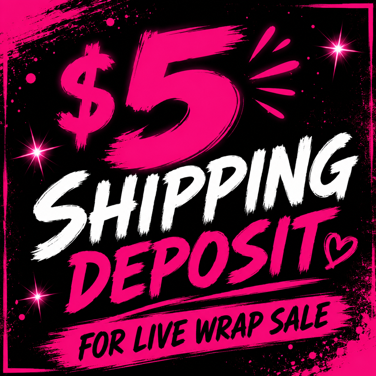Wrap claim shipping deposit