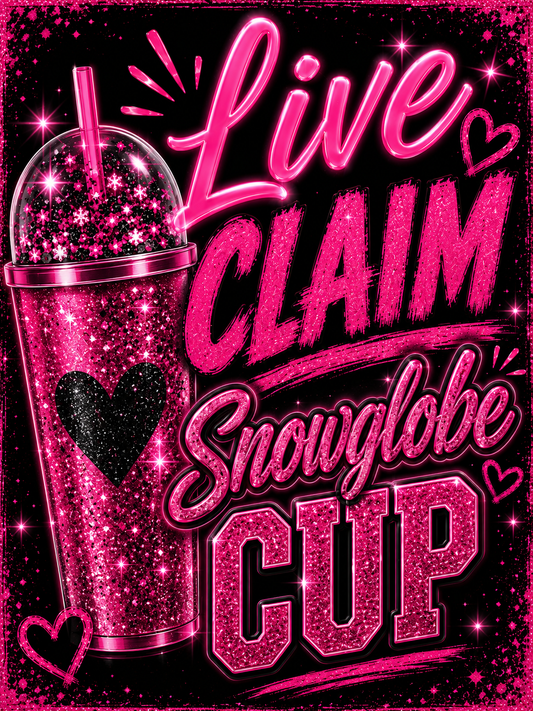 Live Claim Snowglobe cup