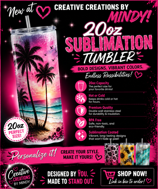 20oz Sublimation Tumbler