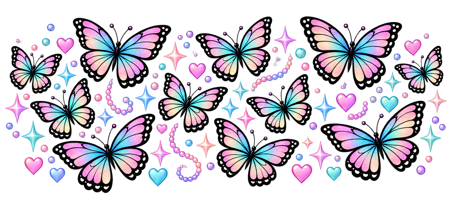 Pre-Order Colorful Butterflies