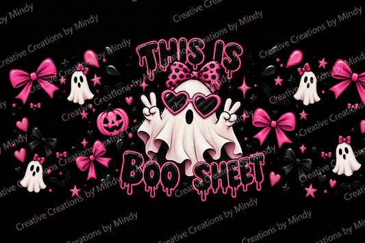 Pre-Order Peace Boo Sheet