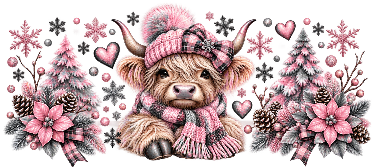 Pre-Order Highland Pink Cow