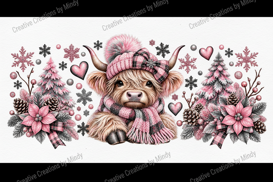 Pre-Order Highland Pink Cow