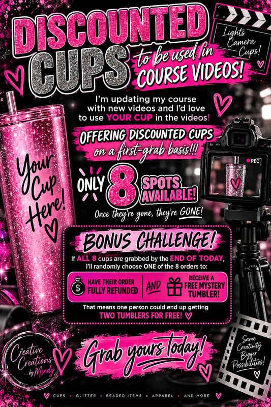 Cup for cup course videos!!