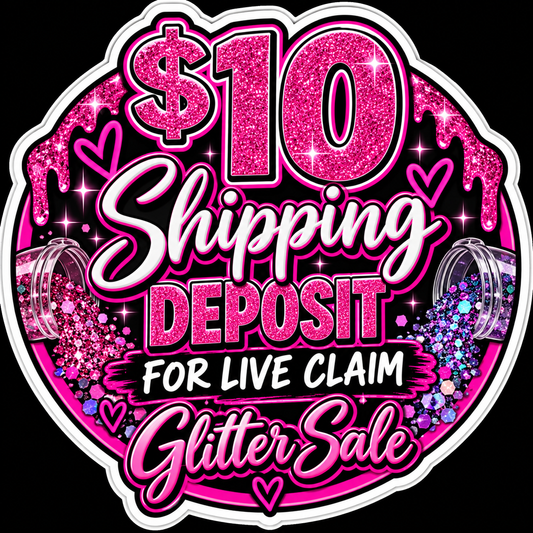 Deposit for live Glitter sale!!