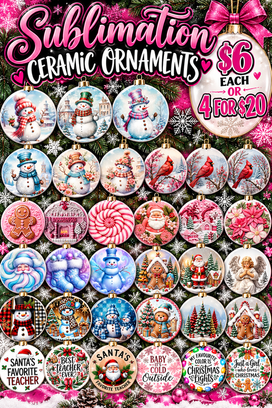 Sublimation Ceramic Ornament