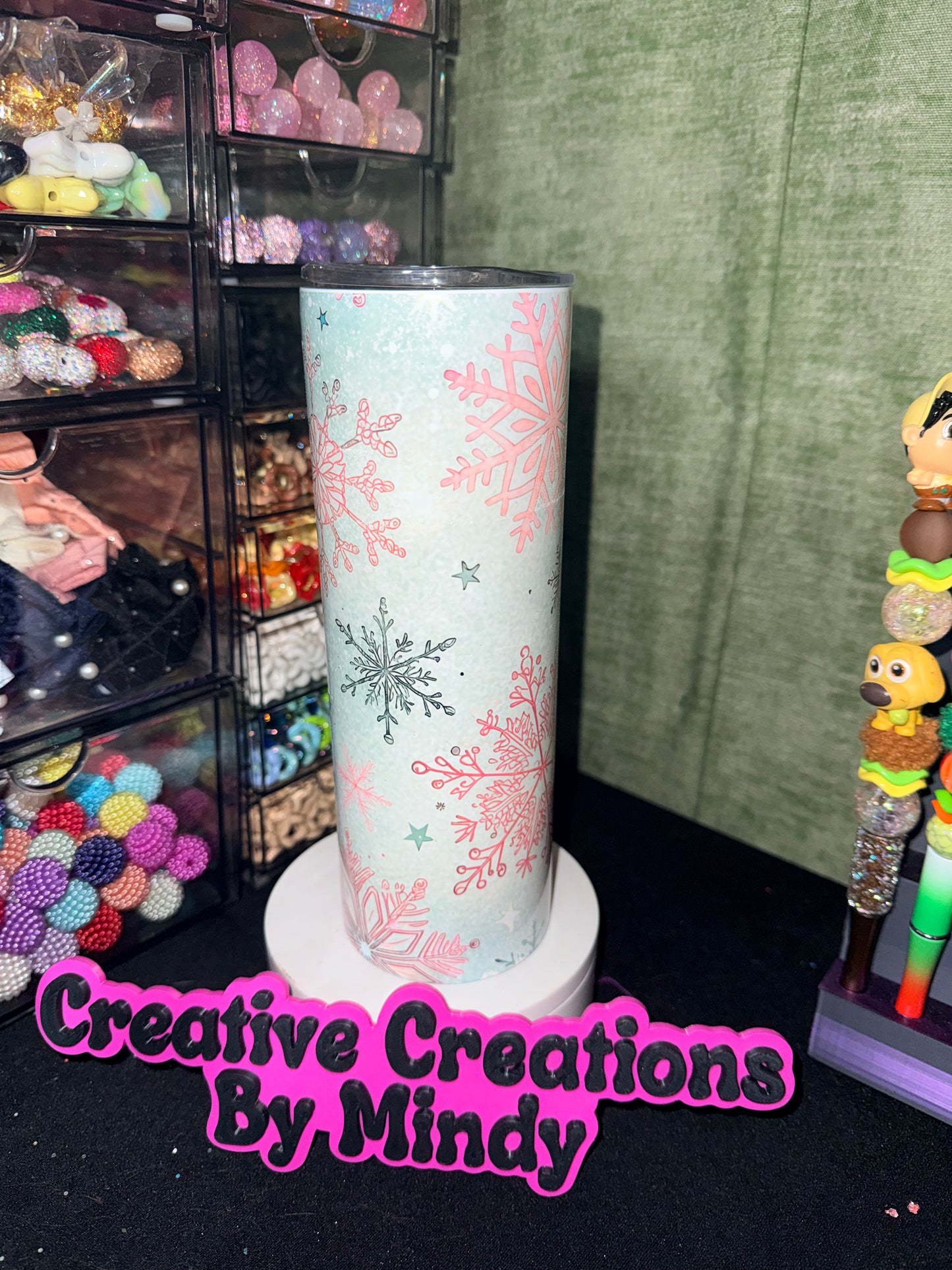 Snowflake 30oz sublimation