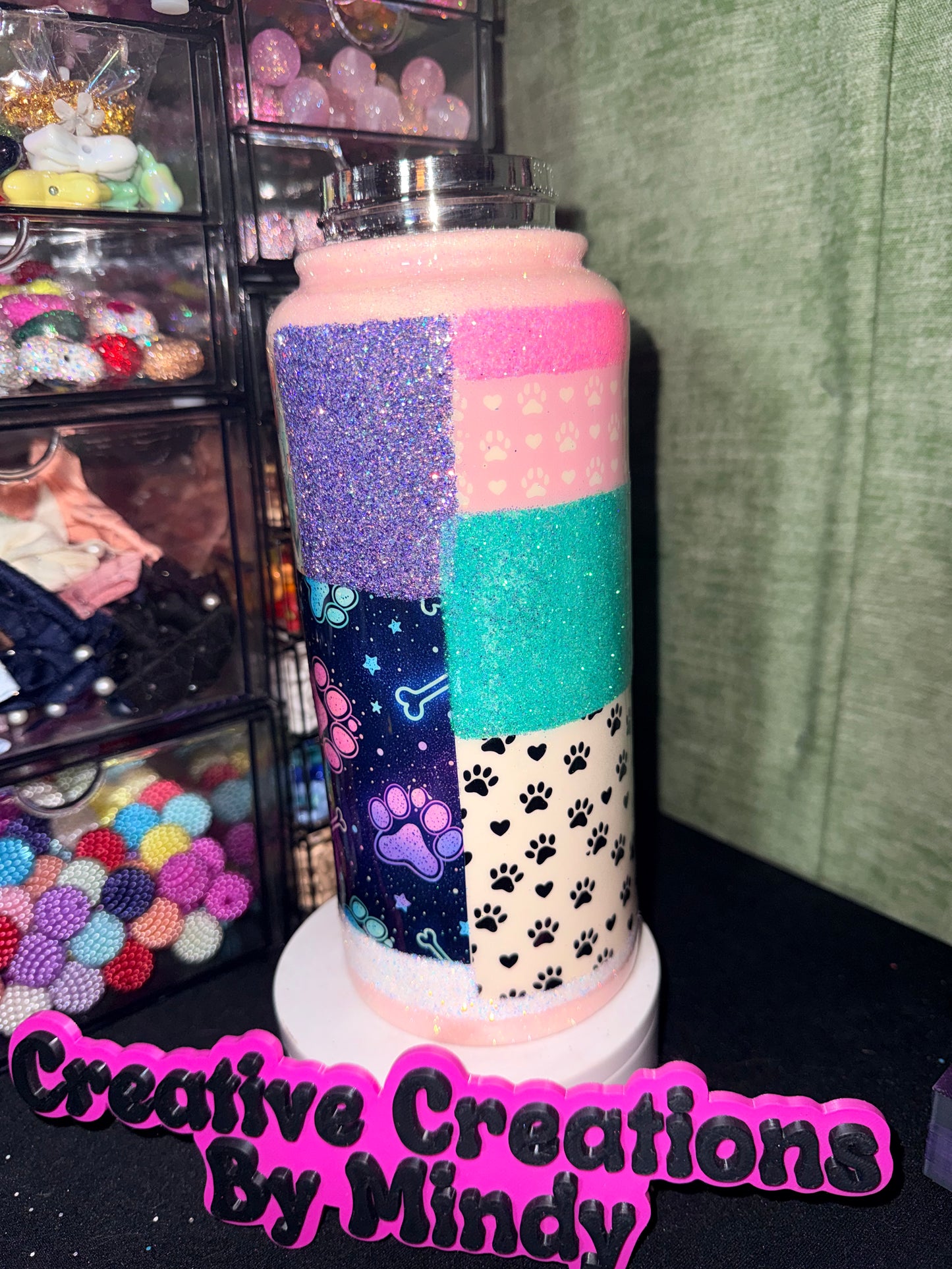 Dog patchwork 32oz duo epoxy